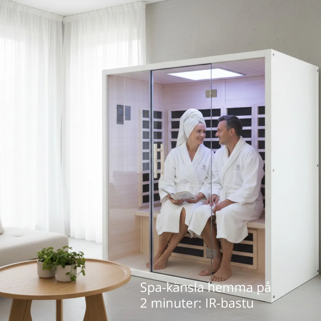 NR 3 spa hemma Nordic Relax IR-bastu för 3 personer